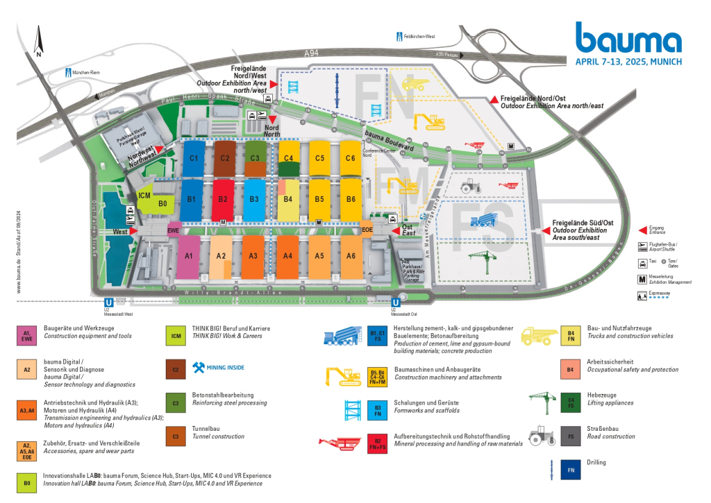 bauma 2025 plan paviljona 1024x725